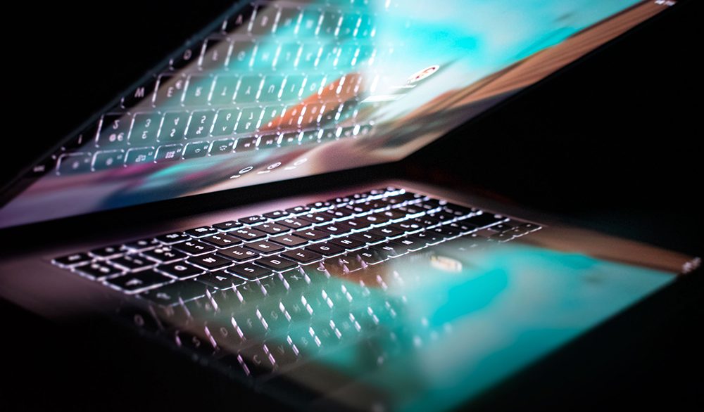 Laptop glow