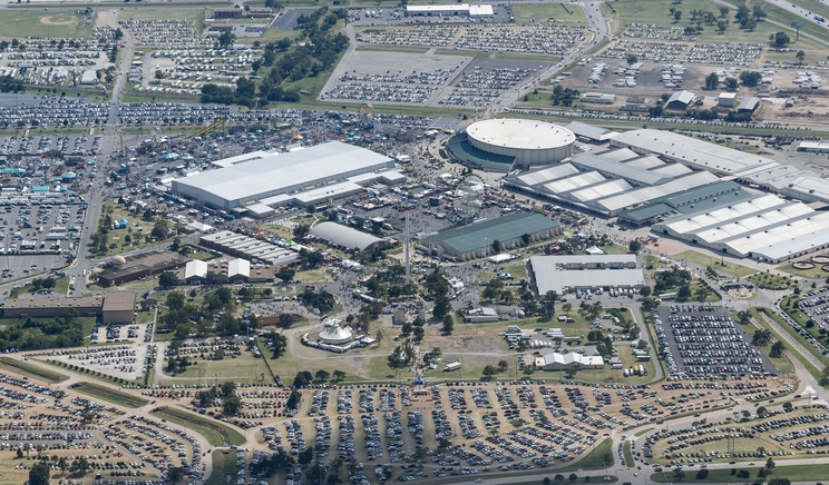 Oklahoma state fair park aerial f