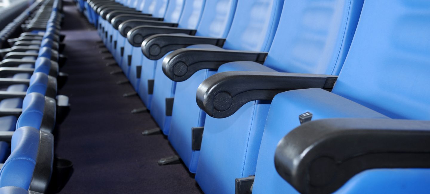 Stadium Chairs in row