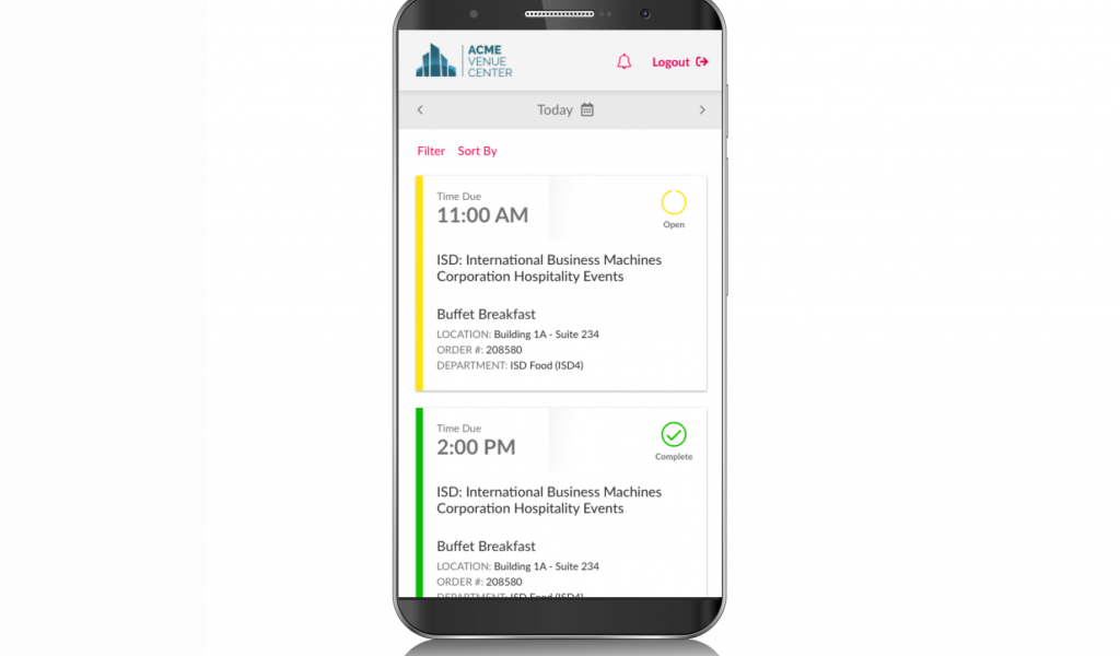 Mobile Work Order screens T 01